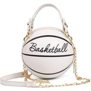 Basketball Purse Bag Shoulder Handbag Messenger Handbag Mini Zipper Women's